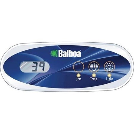 BALBOA Balboa 11219 Mini Oval 3-Button Spa Side Overlay for 52487 11219